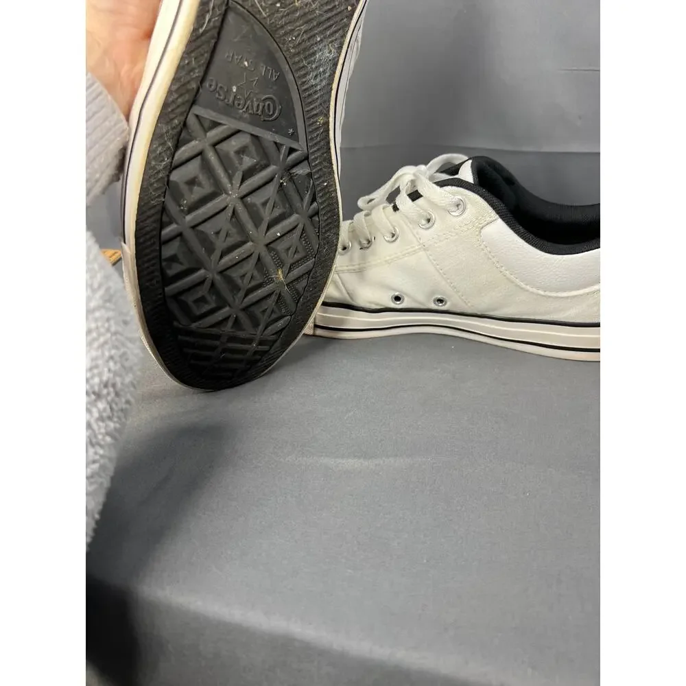 Mens Converse All Star White Low Top Sneakers Size 11 - Picture 7 of 9